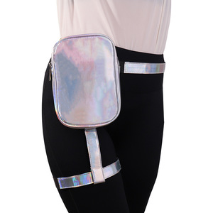 Bolsa de Perna Personalizada em Couro PU para Mulheres, Bolsa de Coxa Impermeável, Fanny Pack para Esportes ao Ar Livre com Alça Ajustável - Product Image 5