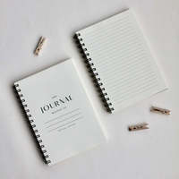 Cuaderno Espiral de Tapa Dura Kraft con Diseño de Logotipo Personalizado Premium, Impresión Artística con Lápiz, Diario de Planificación, Suministros de Regalo Personalizables