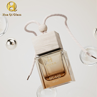 Vente en gros de mini flacons de parfum pour voiture en verre, flacons de parfum en verre, diffuseur de parfum suspendu pour voiture, petits flacons de parfum vides pour voiture