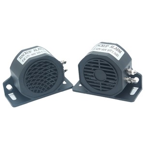 Alarma de Marcha Atrás para Automóvil, 12V-80V, 107dB, Bocina Eléctrica Impermeable para Camiones y Vehículos de Construcción - Product Image 1