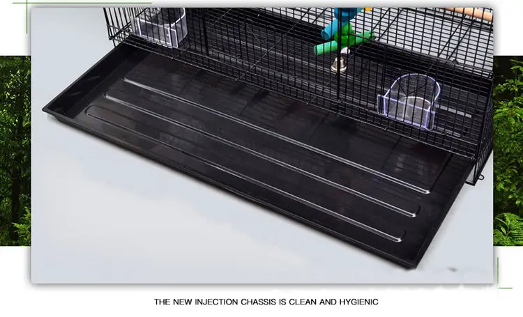 Fabricant de grandes cages pliantes d'intérieur en métal bon marché pour animaux de compagnie cage d'élevage d'oiseaux grandes cages pour oiseaux