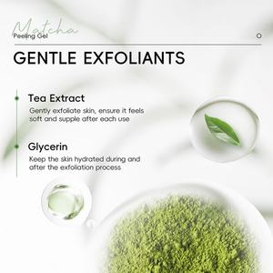 LAIKOU 60g Gel Exfoliante Facial Natural y Orgánico de Matcha para Limpieza Profunda, Marca Privada - Product Image 3