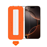 Plateau d'installation facile sans poussière de qualité supérieure clair DLC AR Anti-reflet téléphone protecteur d'écran en verre trempé pour iPhone 15 16 17