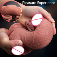 Juguete Sexual Personalizable para Adultos, Dildo Suave y Realista, Juguete Sexual, Pene Artificial Grande Similar al Pene Femenino, Productos para Adultos