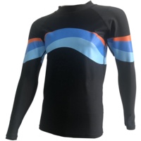 SR Surf UV écran personnalisé impression en silicone logo Rash Vest personnalisé imprimé Rash Guard