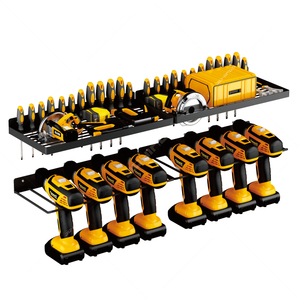 Soporte para taladro, organizadores de herramientas de montaje en pared y almacenamiento para Taladro Inalámbrico, estante de almacenamiento de herramientas eléctricas para Taller de garaje - Product Image 4