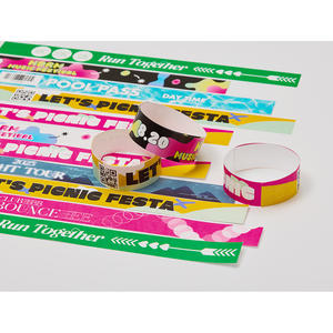 สายรัดข้อมือ AnyWristband แบบเต็มสี TYVEK แบบแยกชิ้น ขนาด 25 มม. (1 นิ้ว) สายรัดข้อมือแบบตัดตรงสำหรับการควบคุมการเข้าออก - Product Image 6