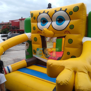 Puentes inflables para fiestas con <span class=keywords><strong>Bob</strong></span> <span class=keywords><strong>Esponja</strong></span> para exteriores, castillo inflable para saltar para niños, gorila inflable comercial - Product Image 2