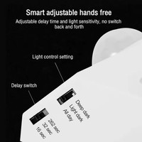 E27 220V 110V interruptor de luz de sonido Pir Sensor de movimiento interruptor inteligente Auto encendido/apagado luz soporte de lámpara módulo Detector de Sensor de techo