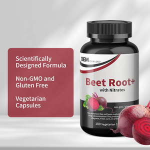 Cápsulas de Óxido Nítrico de Remolacha OEM, 180 Unidades, con Nitratos y Antioxidantes Precursores, Suplemento Energético para Adultos - Product Image 3