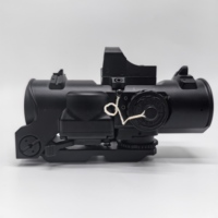 High Quality 1-4x Red Dot Locomotive Combination Dual-Purpose Adjustable Aluminum Waterproof Fully Multi Coated Tactical Scope