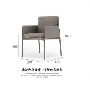 Simple Eco-Friendly Durable Home Single-Person Leisure <b>Armchair</b>-Casual Backrest Chair for Apartment Bedroom <b>Small</b> Space - Product Image 6