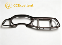 CCExcellent Personnalisé pour Challenger/Charger 2015+ en fibre de carbone avec fil rouge