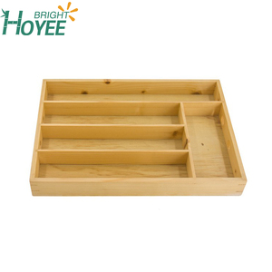 Hot Sale <strong>Matsuki</strong> Kitchen Cutlery Tray Utensil Drawer Organizer Storage with Dividers 5 Roomy Spaces - Product Image 2