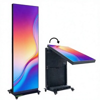 Afficheur LED publicitaire à prix d'usine, écran LED P1.25 P1.87 P1.5 P2.5, haute luminosité, pliable, affiche vidéo LED