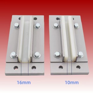 Doublure de patin de guidage d'ascenseur de chantier moderne DX4A, type coulissant à contrepoids, en UHMW-PE et acier, longueur 140*10/16mm - Product Image 3