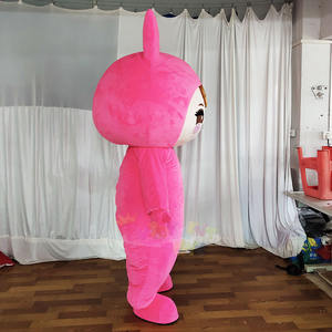 Kostum Maskot Karakter Hewan EVA Cetak Oranye/Pink Serbaguna yang Sempurna untuk Acara Liburan, Promosi & Pertunangan - Product Image 4