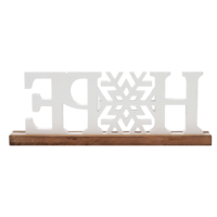 Artisanat de luxe espoir table bois signe Alphabet lettre autoportant bois Art décor à la maison ornements de noël lettres en bois rustiques