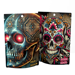 Quà Tặng Rỗng Mylar Túi Matte Kết Thúc Phẳng Dưới Nhôm Lá Bao Bì Nhựa <span class=keywords><strong>Zip</strong></span> Khóa Túi Cho Halloween - Product Image 5