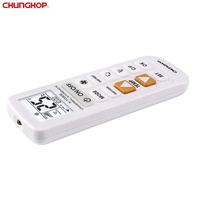 Control Remoto Universal para Aire Acondicionado Chunghop con Pantalla LCD, Botones Retroiluminados, Compatible con las Principales Marcas