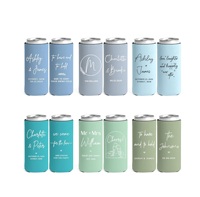 Manchon isotherme promotionnel en néoprène pour canette de bière 16 OZ, idéal pour les fêtes, la publicité et les anniversaires