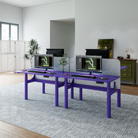 Bureau électrique ergonomique moderne et sain, réglable en hauteur, pour 2 personnes, avec montage facile – Meilleures ventes
