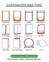 Emballages d'échantillons laminés pour popcorn Winning Smell, emballages pour chips, sachets uniques pour entreprises, sachets de gelée, sachets transparents à fermeture arrière