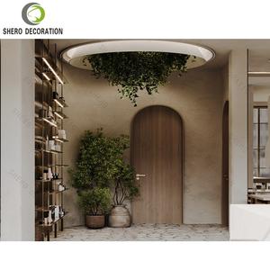 Diseño Interior de Alta Gama para Barberías, Exhibidores de Alta Calidad para Salones de Belleza, Diseño Interior de Sección de Spa, Mostrador de Caja con Iluminación LED - Product Image 3