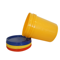 Seau à peinture personnalisé en PP de qualité alimentaire de 1 à 4 gallons 9LF-1 DisonWay pour le stockage de peinture au latex, de mastic et de revêtements