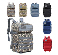 900D ऑक्सफोर्ड निविड़ अंधकार छलावरण हमला रूकसाक mochila 45L अस्तित्व लंबी पैदल यात्रा वापस पैक शिकार सैन्य बैग सामरिक बैग
