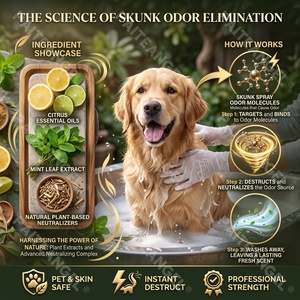 Champú Neutralizador <span class=keywords><strong>de</strong></span> Olores para Mascotas 300ml, Fórmula Enzimática Bioactiva, pH Balanceado, Seguro para la Piel, Limpieza Profunda, Marca Privada - Product Image 3