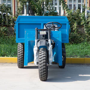 4 Ton 1.5 Ton Dumper Elétrico Carga Aberta 3 Rodas Mini Triciclos Diesel Pequeno Caminhão Basculante Diesel Grande Capacidade de Carga Motorizada - Product Image 5