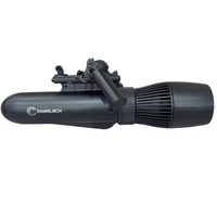 CAMORO Télécommande Mouche Poisson Gonflable Jetski Bateau Eau Flottant Bateau à Moteur avec Hélice Électrique Moteur Scooter Sous-Marin