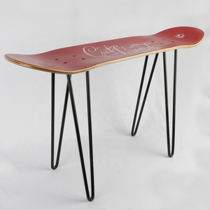 JIESEN Chaise de skateboard personnalisée de haute qualité en érable avec pieds de meubles en métal - Product Image 2