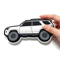 Patchs thermocollants 3D personnalisés en tissu pour vitres de voiture, camion, SUV - Design Aventure Tout-Terrain Extérieure, Couleur et Taille Personnalisables