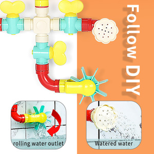 Jouet de bain pour enfants et bébés, jeu d'eau sécurisé pour tuyaux de salle de bain, idéal pour la douche, modèle 2026 - Product Image 3