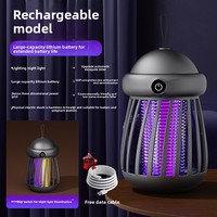 Nouvelle lampe UV anti-moustiques silencieuse pour chambre de bébé, piège USB suspendu domestique, attracteur automatique avec batterie intégrée