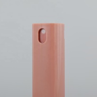 Flacon pulvérisateur de parfum portable en plastique carré de 10 ml, format poche, diffuseur manuel