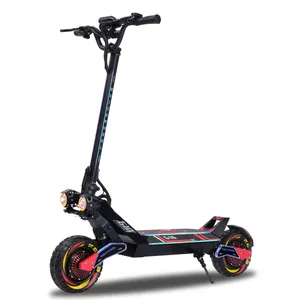 Eu Warehouse Stock 48V 4000W Powerful Off Road 10 Inch Fat Tire 65Km/h Fast Speed Electric Adult Scooter 3200W Electric Scooter