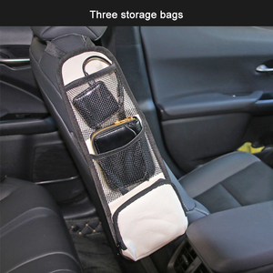 Bolsa de Almacenamiento Lateral para Asiento de Coche, Bolsa Colgante con 3 Bolsillos para Todos los Vehículos - Product Image 3
