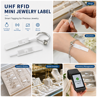Etiqueta RFID UHF para Joyería 860-960MHz UCODE9, Mini Etiqueta Imprimible Anti-Robo para Gestión de Inventario en Joyerías y Seguimiento de Ventas
