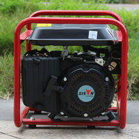 BISON BS1800 (CHINA) Tragbarer 1,5kW 1,5kVA 2,6PS 93,5cc Elektrischer Benzin-Generator mit Fernstart und DC/Seilzugstart