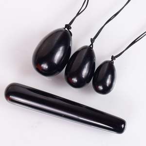 100% naturale agata Yoni uovo lucidato <span class=keywords><strong>ossidiana</strong></span> per il benessere delle donne - Product Image 1