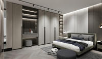 Armoire de chambre à coucher modulaire moderne, durable et écologique, sur mesure |   Projets de villas et d'appartements |   Installation sur site