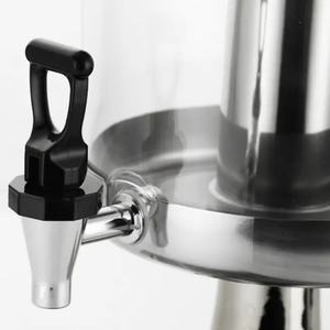 Dispensador de Jugos Fríos Comercial de Acero Inoxidable con Grifo de Madera para Bebidas - Product Image 5