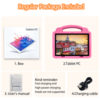 Tablette pour enfants de 10,1 pouces, processeur MTK Octa Core, Android 12, Wi-Fi, résolution 1280x800, contrôle parental IWAWA, meilleur cadeau éducatif pour les enfants