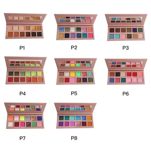 Paleta de sombra nude de olho, 12 cores, quadrado, etiqueta privada, maquiagem vegan, paleta de sombra, glitter