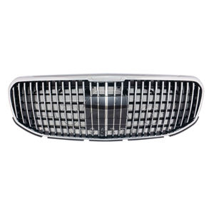 X167 Auto Parts Chrome Parachoques delantero Parrilla <span class=keywords><strong>central</strong></span> Chrome Car Grills Parrilla delantera negra para Mercedes Benz <span class=keywords><strong>GLS</strong></span> Class X167 2020 + - Product Image 6