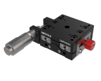OMTOOLS Plateformes goniométriques manuelles, précision de déplacement de 0,05 mm, guide à rouleaux croisés, alliage d'aluminium 6061T6, garantie 1 an pour l'optique