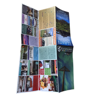 Viaje plegable papel guía mapa servicio de impresión